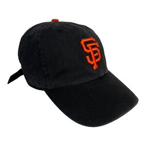 San Francisco Giants Strapback Dad Cap Hat By 47 Twins Black