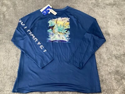 Top de protección solar de rendimiento Guy Harvey para hombre talla XXL EEG manga larga NUEVO Foto 1 de 4