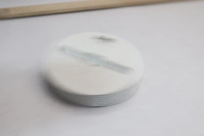 Jones Stephens Countersunk Cleanout Plug w/ Insert White Plastic 4" P49940