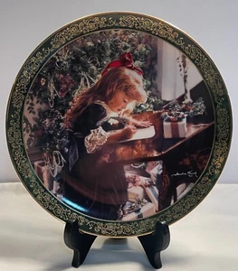 "Lieber Weihnachtsmann" von Sandra Kuck Teller die erste Ausgabe in der viktorianischen Weihnacht #3636 C - Bild 1 von 3