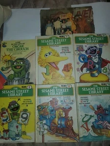 1970's-1980s Vintage Sesame Street Library collections Hardback and softback - Bild 1 von 4