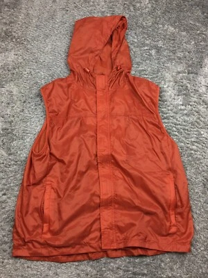 Old Navy Windbreaker Jacket Mens Size Large Orange Nylon Vintage - Image 1 of 4