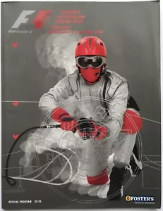 2002 Australian F1 Grand Prix programme - Picture 1 of 6