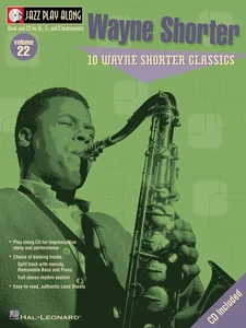 Wayne Shorter Jazz Play-Along Vol 22 Bb Eb C BC Instruments Sheet Music Book CD - Picture 1 of 1