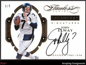 2016 Panini Flawless Legendary Signatures #30 John Elway AUTO BRONCOS 3/5 - Picture 1 of 2