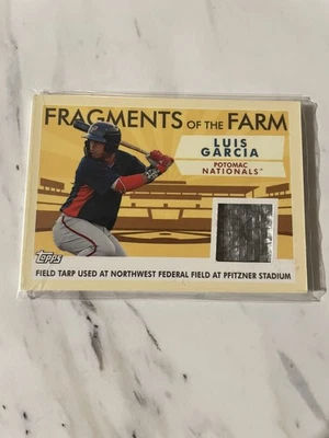 2019 Topps Pro Debut - Fragments of the Farm Relics Luis Garcia #FOF-PN Patch - Image 1 of 2