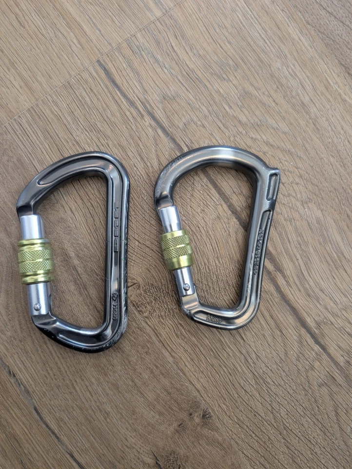 2 × DMM Carabiners Zodiac and Rhino Climbing Mountaineering - Image 1 of 1