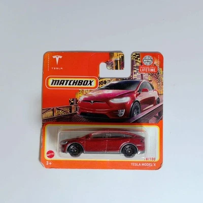 Matchbox Tesla Model X Red Matchbox 18/100 Foto 1 de 2