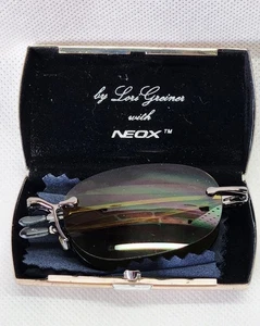 Lori Greiner klappbare Sonnenbrille - Neox Gläser - 3" Metalletui - Bild 1 von 10