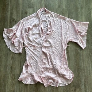 NWT Victoria's Secret Ruffle Trim Robe - Picture 1 of 4