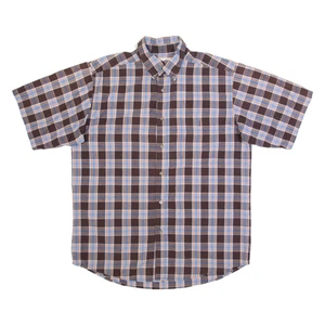 Camisa Wrangler Para Hombre Marrón A Cuadros L - Imagen 1 de 6