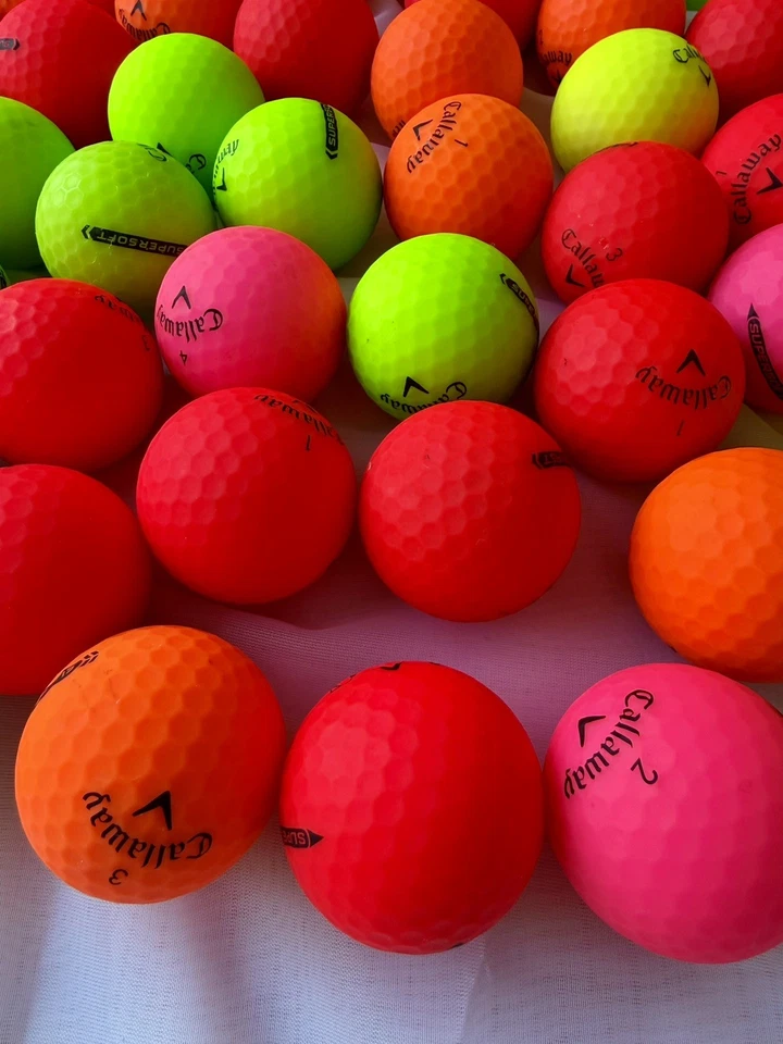 60 pelotas de golf Callaway Supersoft usadas mate como nuevas 5A + envío GRATIS Foto 1 de 4