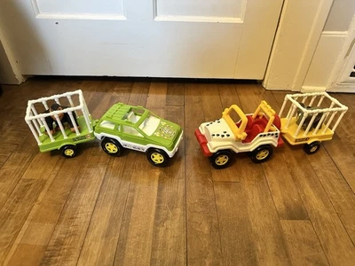 Empire MFG Buddy L 2000 vehículos de colección (2) con remolques y animales de zoológico Foto 1 de 4