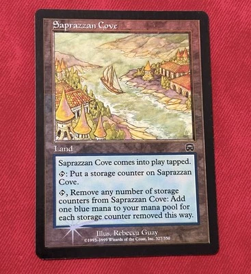 Saprazzan Cove FOIL Mercadian Masques NM Magic The Gathering MTG Land NM - Image 1 of 2