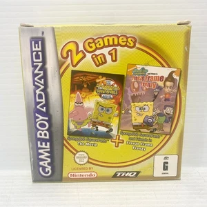 2 Games in 1: The SpongeBob SquarePants Movie + Freeze Frame Frenzy - GBA - Bild 1 von 8
