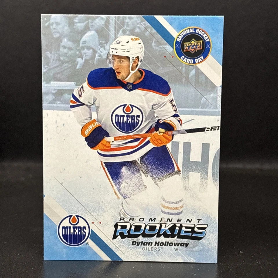2023 Upper Deck National Hockey Card Day Dylan Holloway #NHCD-10 Edmonton Oilers - Image 1 of 2