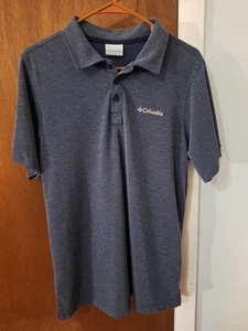 Columbia Mens Utilizer Polo Size Small Navy Blue Free Shipping Comfortable Nice! - Picture 1 of 12