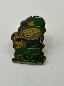 Pipa da fumo folletto spilla irlandese vintage da collezione - Foto 1 di 3
