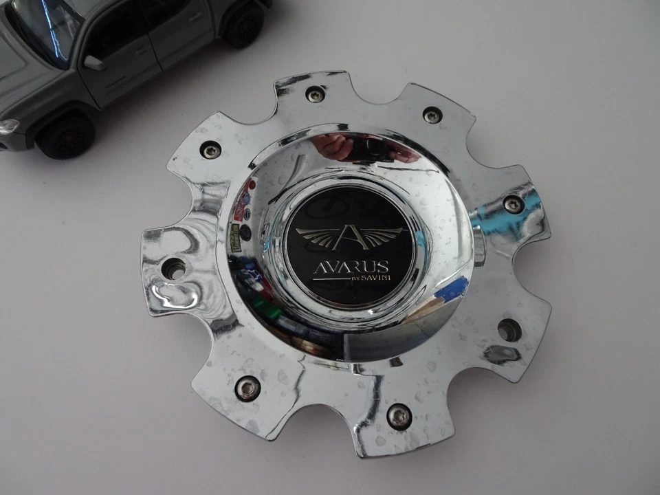 Tapa central de rueda personalizada cromada AVARUS BY SAVINI # MS-CAP-Z216, MS-CAP-Z212 Foto 1 de 3