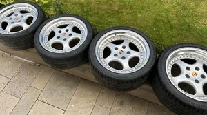 RH Cup P RAD Felgen 8,5 + 10 x 18 Zubehör Porsche 996 964 993 Turbo Rim Set 3Tlg - Bild 1 von 21