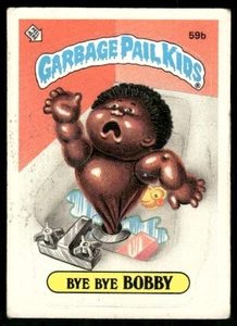 1985 Topps Garbage Pail Kids Series 2 #59b Bye Bye Bobby - Picture 1 of 2