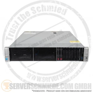 HP DL380 Gen9 2x E5-2640V3 96GB 12x 8GB RAM P440ar SAS 2xPSU serwer vmware - Zdjęcie 1 z 5