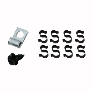 Fuel Line Clip Clamp Bracket Kit With Return 1966-67 Pontiac Lemans GTO 10pc - Bild 1 von 9