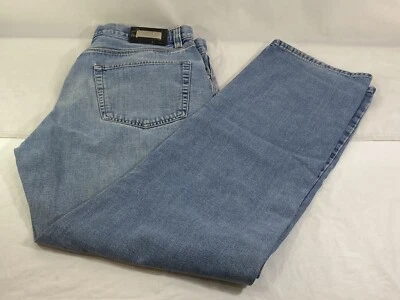 Hugo Boss Semi Distressed Blue Denim Jeans Label Mens Size 36 X 34 Actual 36X33 - Image 1 of 4