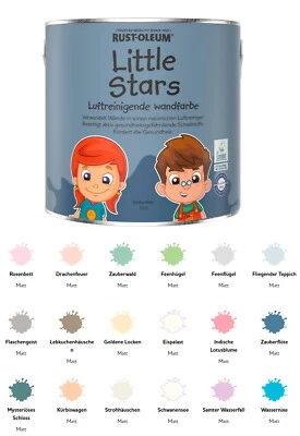 Little Stars 2,5 L. Luftreinigende Wandfarbe Kinderzimmer Kinderfarbe Gesundheit - Bild 1 von 4