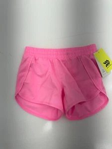 All In Motion Girls Pink Athletic Mid Rise Shorts Size Small - Picture 1 of 7