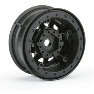 Pro-Line 1/10 Keystone Front/Rear 1.55" 12mm Rock Crawler Wheels Black (2) - Bild 1 von 1