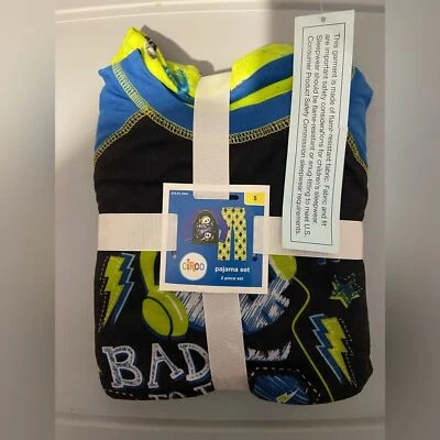 Bad to the Bone Boys Size Small (4) 2piece Pajamas -NEW W Tags! - Image 1 of 4