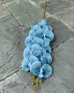 Tropical Artificial Flower 6pcs 28" Long Stem Butterfly Orchid - Picture 1 of 3