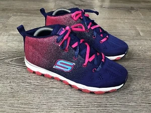 Skechers sport Youth Girls Size 4 Purple Pink sneakers 80014L Junior Shoes - Picture 1 of 12
