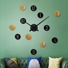 Elegant 3D Mirror Surface Wall Clock Sticker for Office Home Shop Art Decor