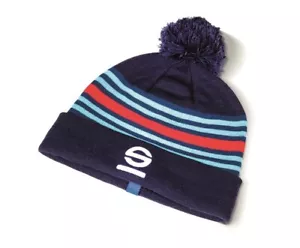 SPARCO Martini Racing Bobble Beanie Winter Hat - Picture 1 of 2
