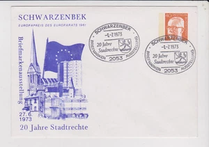 Germany BRD Bundespost 1971 MI-639 Gedrückt brief Sonder-Stempel Schwarzenbek - Bild 1 von 1