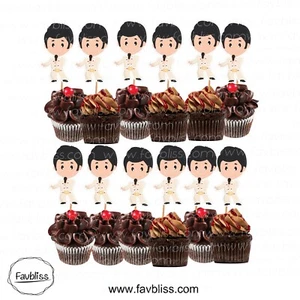 12x Elvis P. cupcake topper Bday Party - SINGLE SIDED - Picture 1 of 1