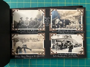Antico album fotografico Dartmouth College Club viaggio in Europa 1923 Bruce Alps UK Ams - Foto 1 di 22