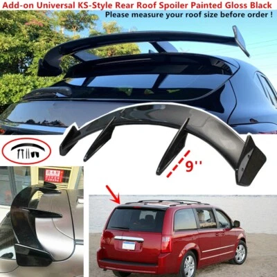 FITS 2008-10 DODGE GRAND CARAVAN REAR ROOF AIRPLANE SPOILER WING 51'' UNIVERSAL Foto 1 de 4