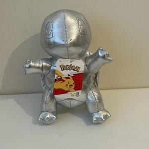 Pokemon Plüsch Figur Teddy 25th Anniversary Silver Squirtle 8 Inch Squirtle - Bild 1 von 13