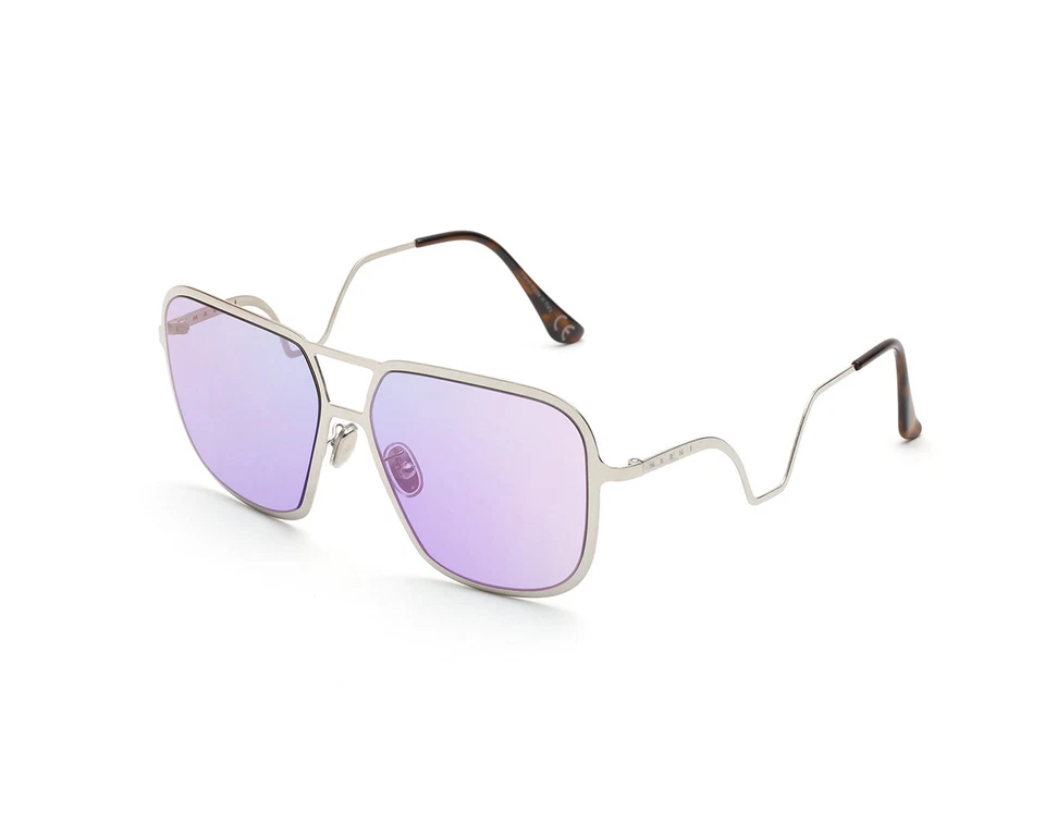 Marni Occhiali da Sole Ha Long Bay  Silver 9TZ Argento argento Unisex - Immagine 1 di 1