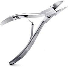 Auxmir Tronchesino Unghie Professionale Tagliaunghie di Impugnatura Inox