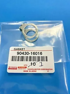 1-Pc Pack Genuine Toyota & Lexus (2005-2021) Gasket, Oil Pipe 90430-16016 ! - Bild 1 von 1