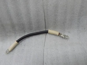 Paquete de 2 cables de puente trenzados negros #6 con ojo de 7 pulgadas de largo cada ojal H.D. - Imagen 1 de 3