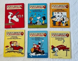 Vintage 1980 Charlie Brown's Cyclopedia Set - Bände 1 bis 6 ~ EUC - Bild 1 von 5