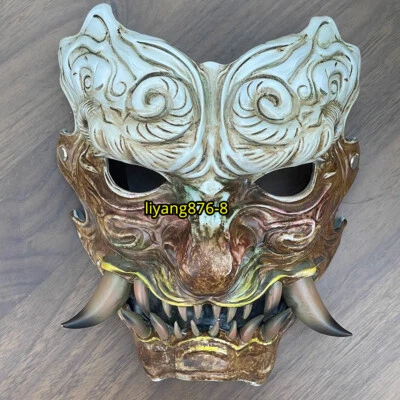 Game Wukong Nuo Resin Mask Full Face Masks Adult Halloween Cosplay Props - Image 1 of 4