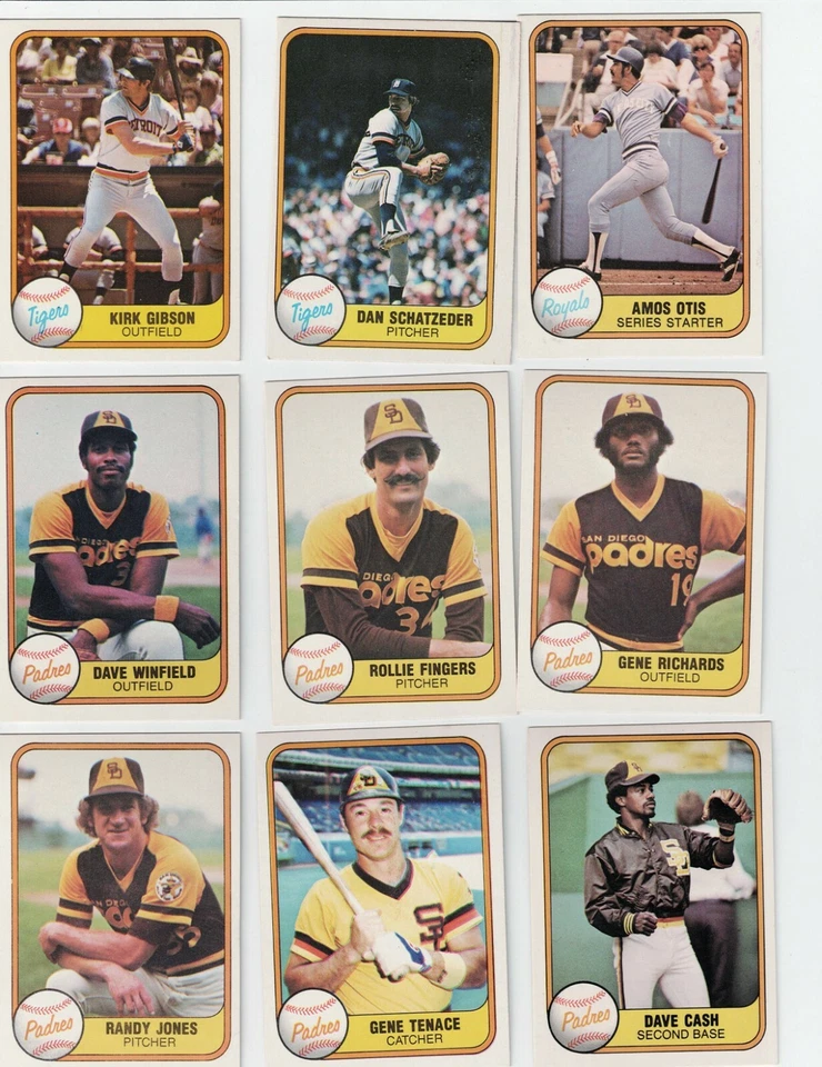 1981 FLEER Baseball Complete Your Set 251-500 - Image 1 of 1