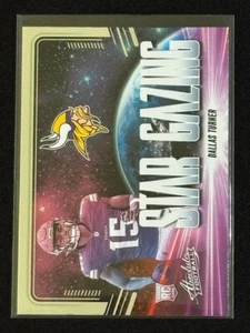 Dallas Turner (RC) 2024 Panini Absolute Football - Star Gazing SP #SGDTR VIKINGS - Picture 1 of 4