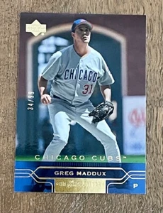 2005 Upper Deck Gold Exclusives 34/99 Greg Maddux  HOF Card #322 Rare & NM - Picture 1 of 2
